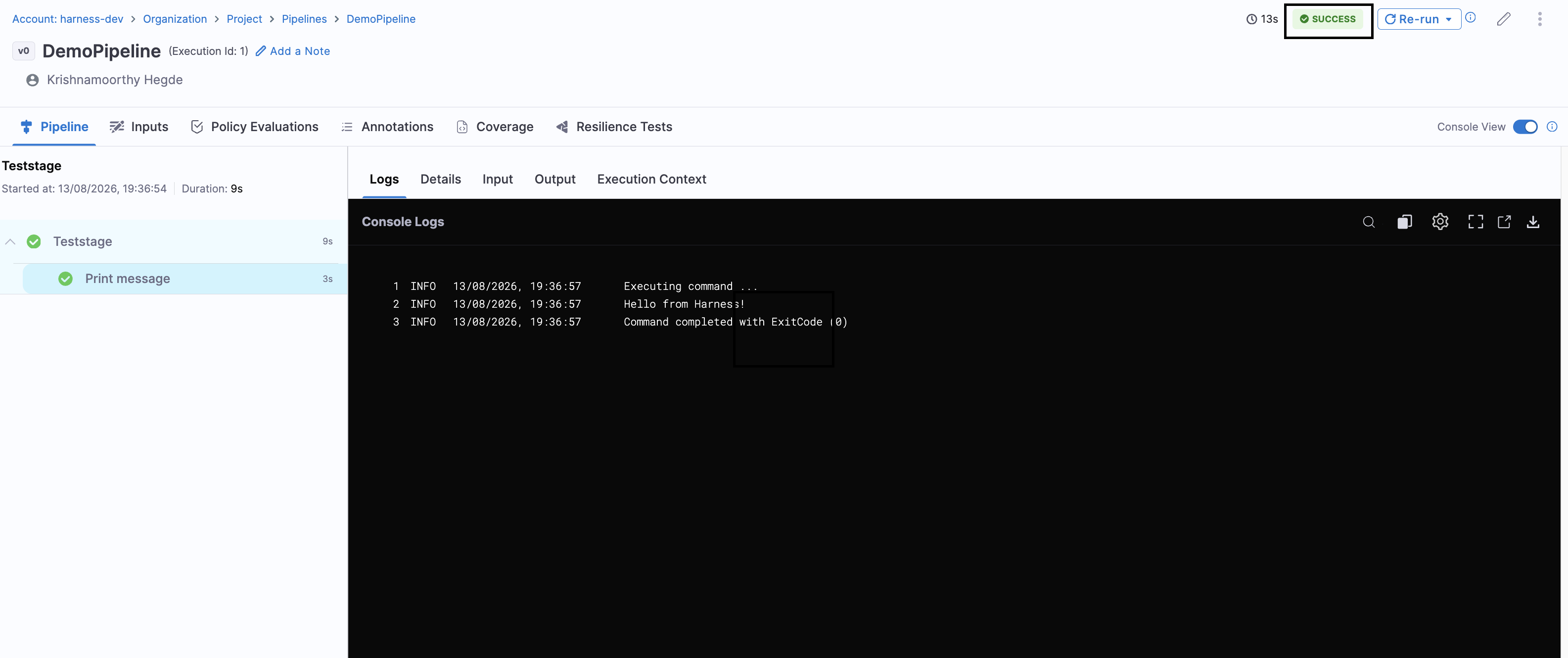 Click to view full size image pipeline advanced tab