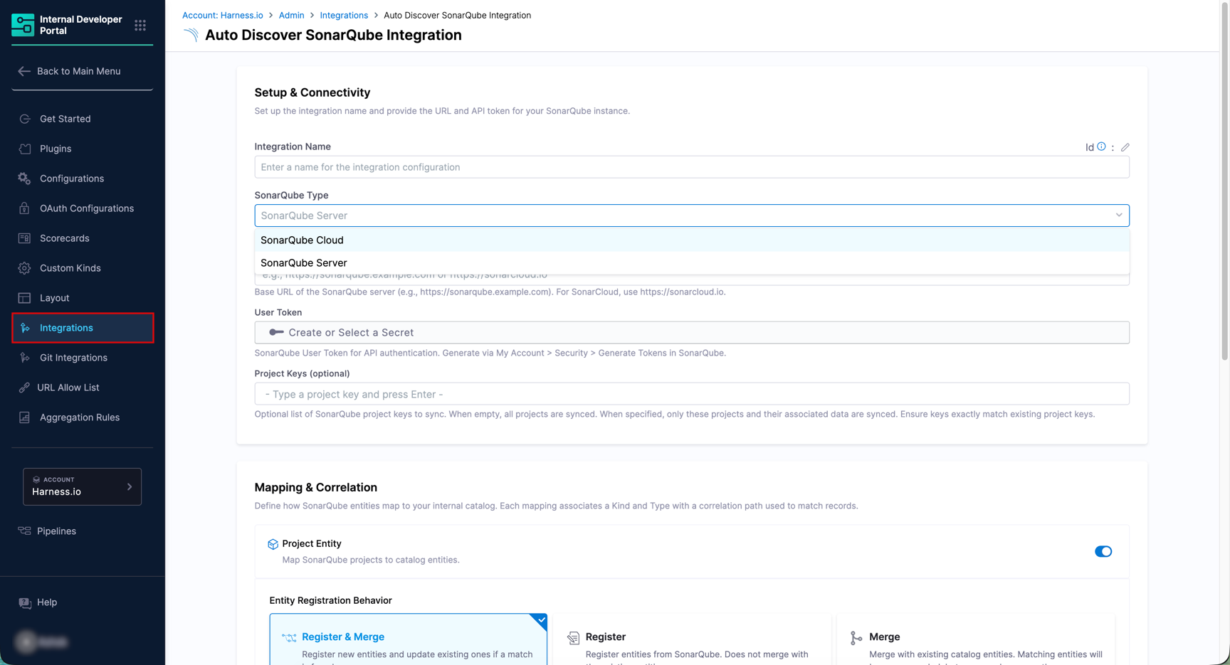 SonarQube Integration