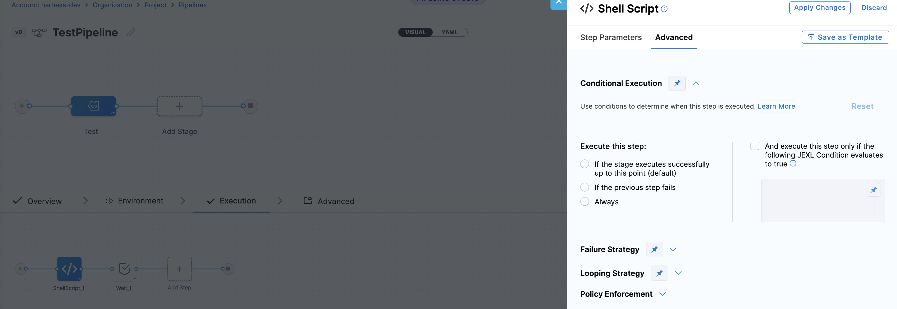 Click to view full size image conditional execution overview